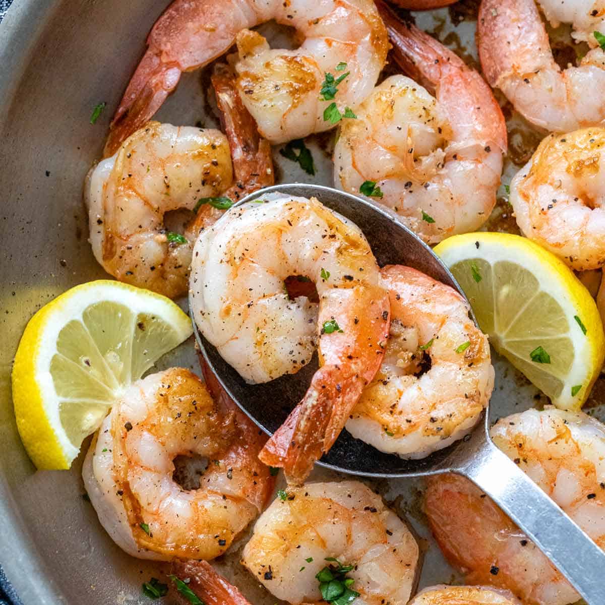 cooked shrimp